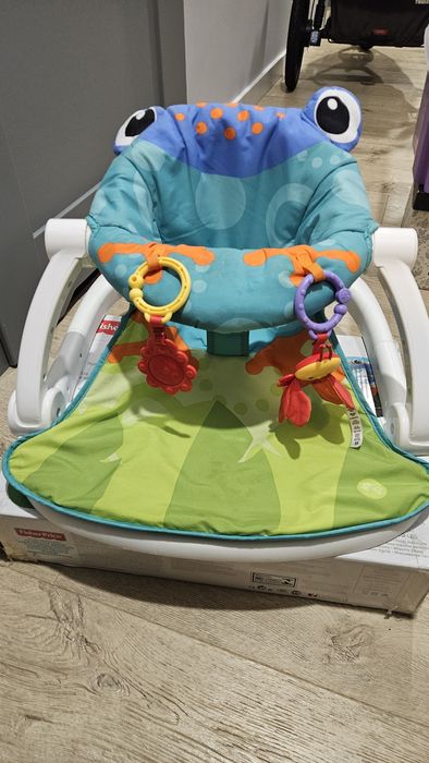 Fischer Price fotelik dziecięcy krzesełko dziecięce żabka