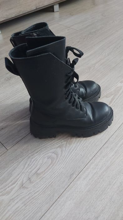 Зимові шкіряні чоботи, зимові черевики, зимние сапоги, ботинки