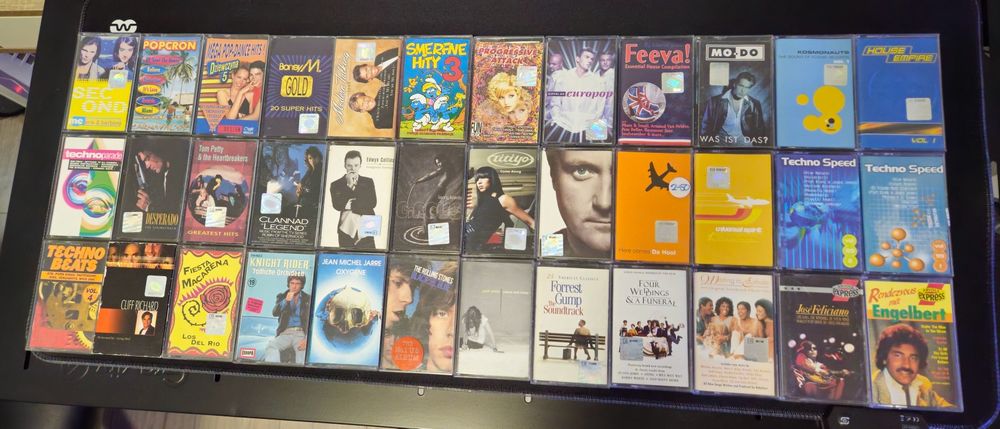 Mega zestaw 36 kaset magnetofonowych od 9 do 99 zł sztuka