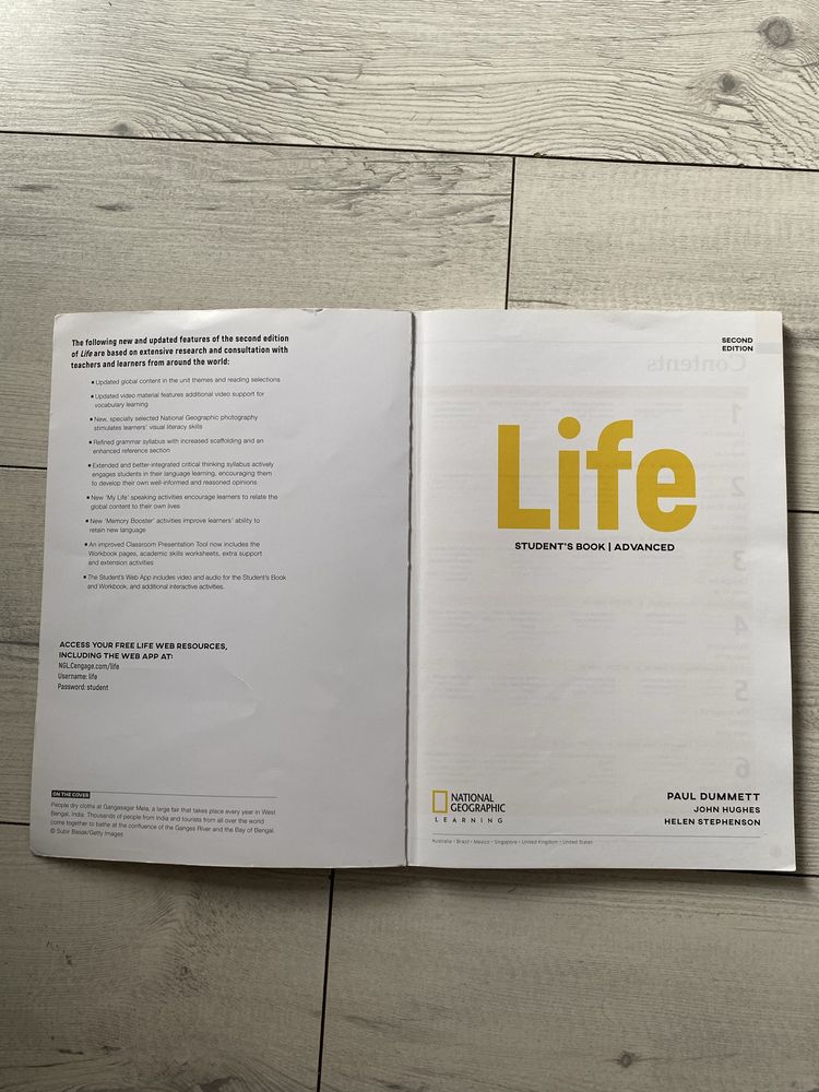 Podręcznik Life Student’s book Advanced National Geographic