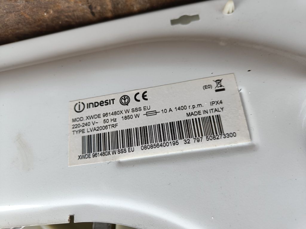 Części Pralko suszarka Indesit xwde 961480X