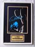 Moldura Filme Avengers - Loki Tesseract com Autógrafos (A4)
