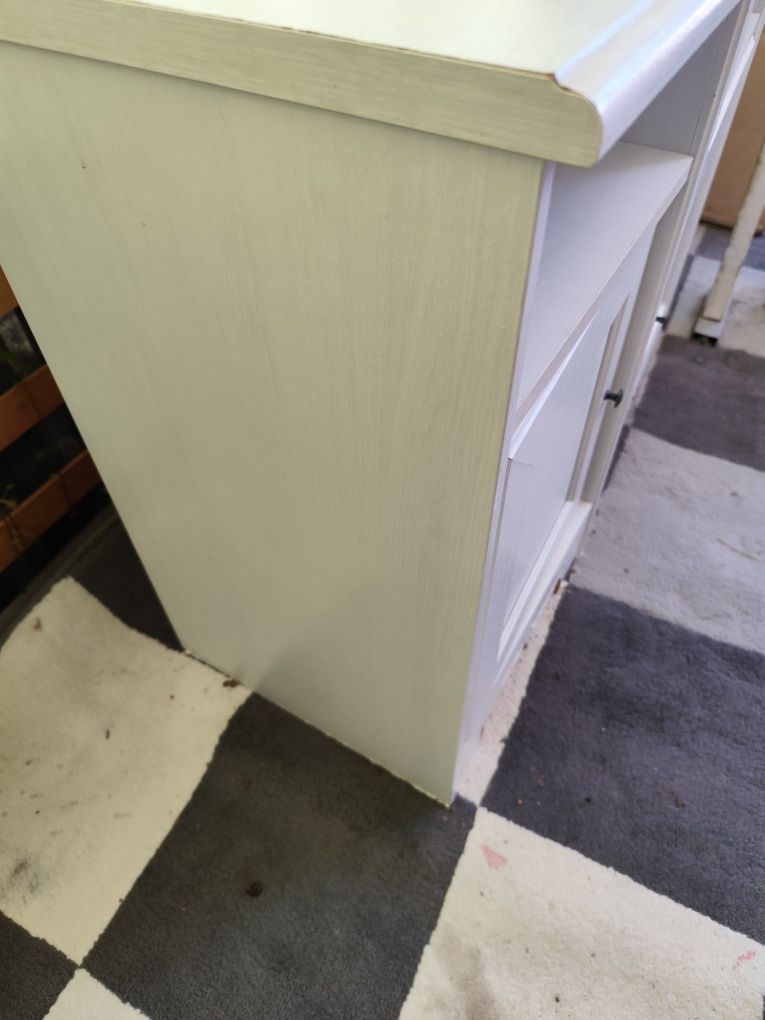 Szafka nocna Ikea aspelund biała zestaw 2 sztuk