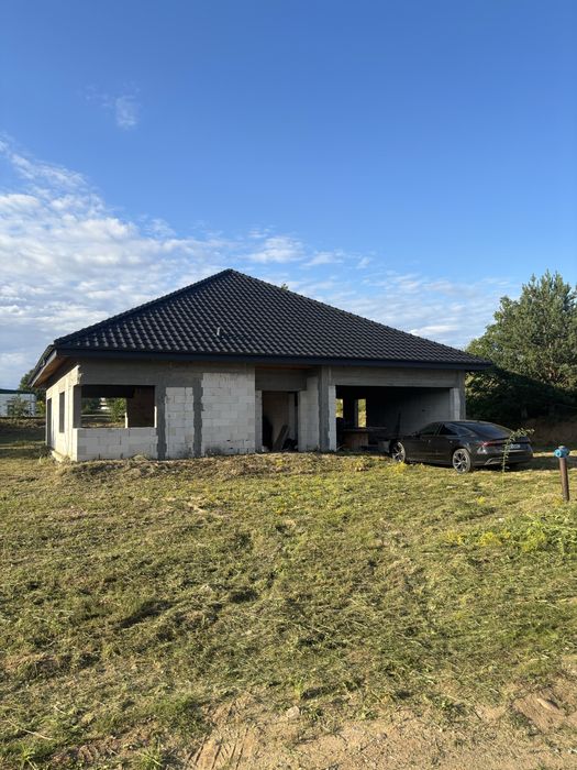 Dom parterowy - 167m2 - stan surowy