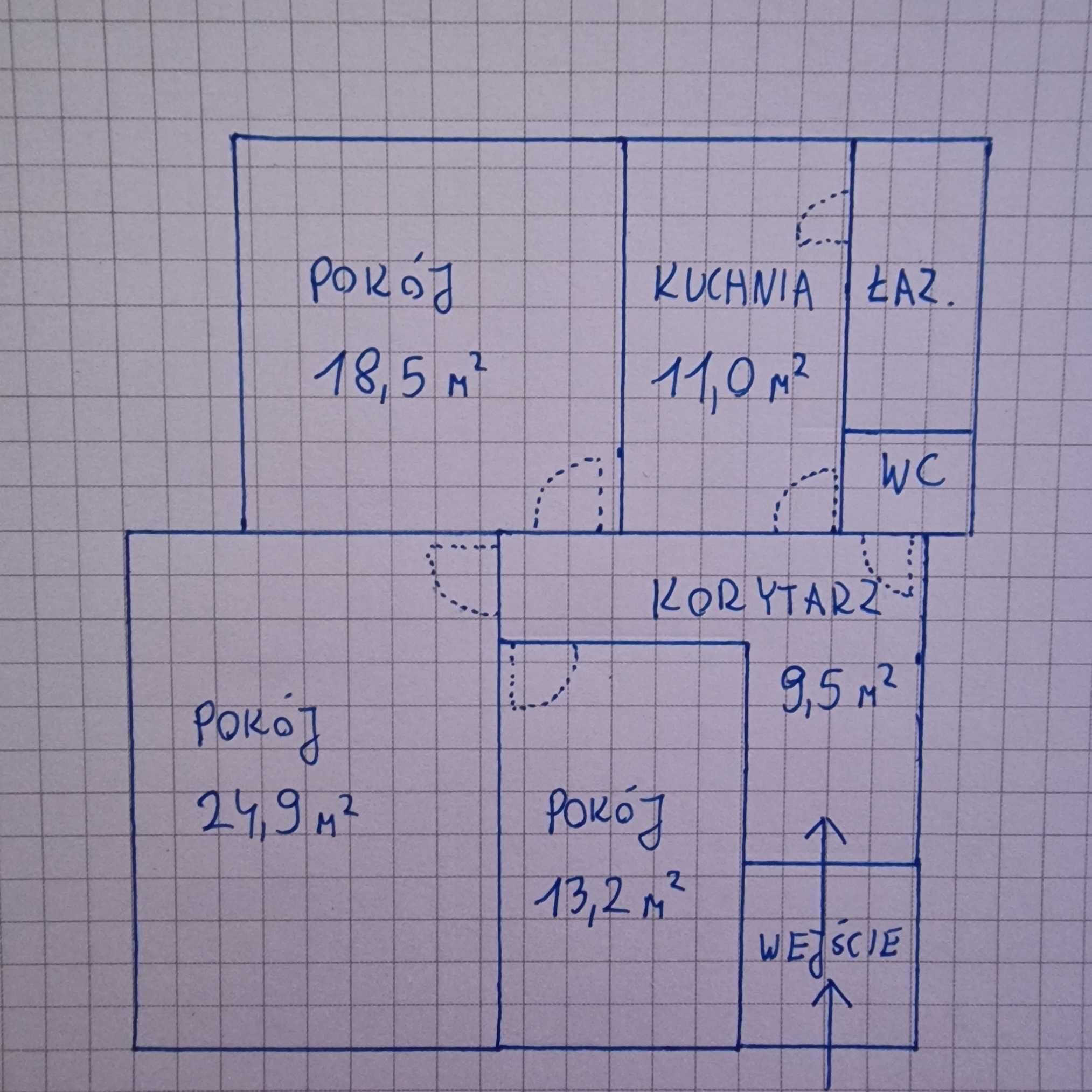 Mieszkanie 3 pokojowe - 83,5 m2 + duży garaż + własny ogród w Centrum!