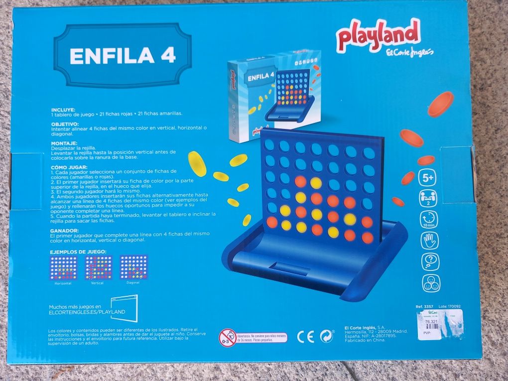 Jogo 4 em Linha - IMPECÁVEL