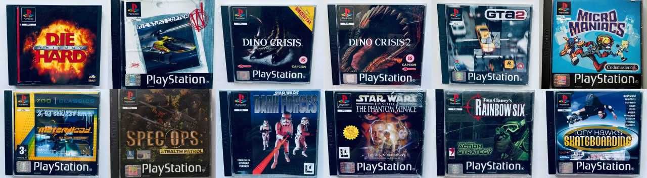 UMD-Диски для PSP, диски для PlayStation 1, картриджі PlayStation Vita