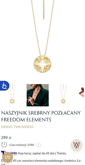 Pierścionek zaręczynowy złoty jedyny W. Kruk. Rozmiar 12. 0,25ct.
