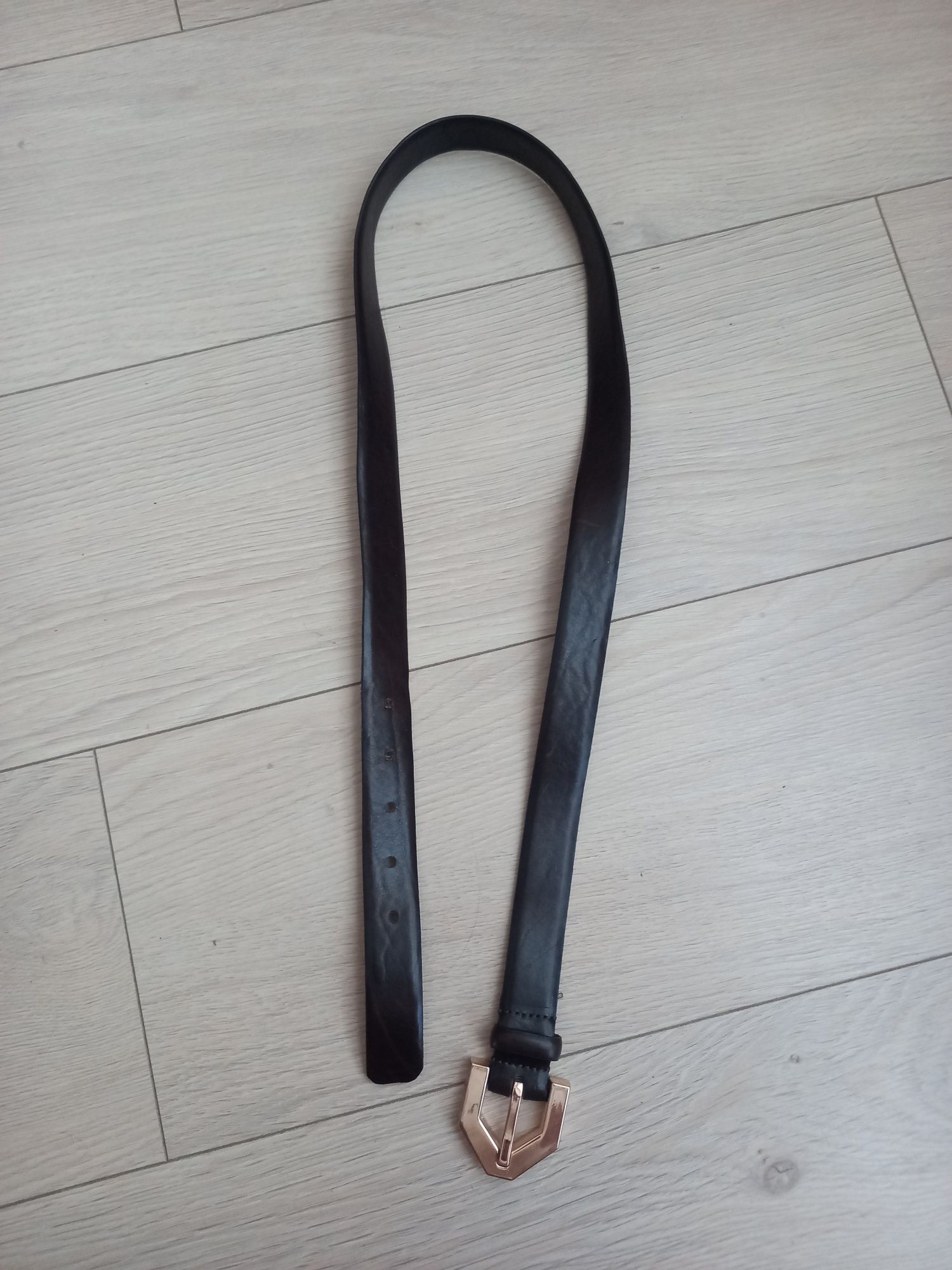 Пояс Massimo Dutti шкіряний коричневый