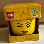 Pojemnik na klocki Głowa LEGO Nowy