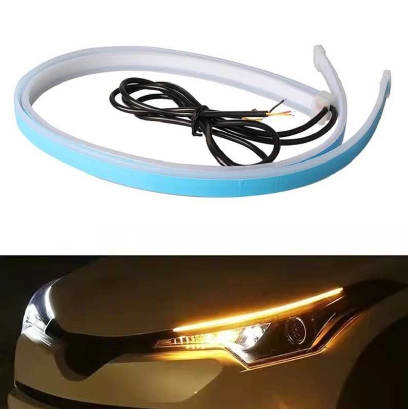 ŚWIATŁA DZIENNE DRL LED Płynące ANIMACJA Kierunkowskazy Dynamiczne