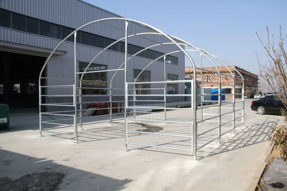Zagroda dla zwierząt 8x8m Wiata dla bydła Trwałe PVC 750g/m2!