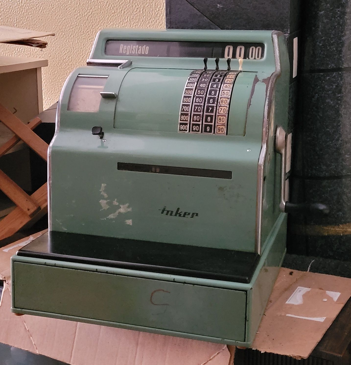 Máquina Registadora Antiga Anker