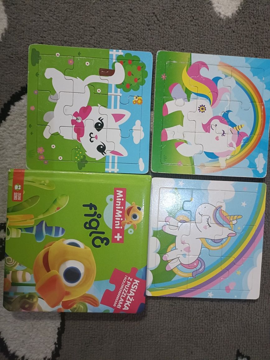 Puzzle książeczki 3+