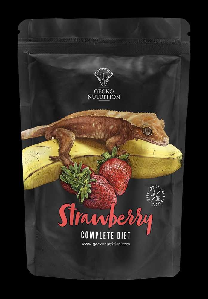 Pokarm Gecko Nutrition Truskawka 50g - Gekon orzęsiony Pangea