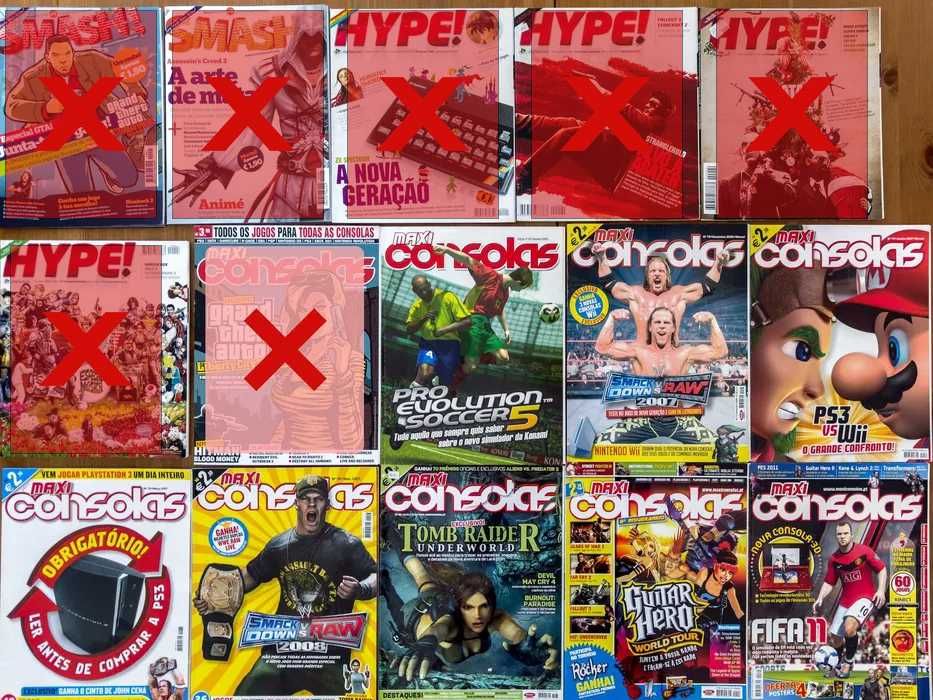 Revistas PlayStation, PSM2, PSM3, Maxi Consolas, Hype, Smash