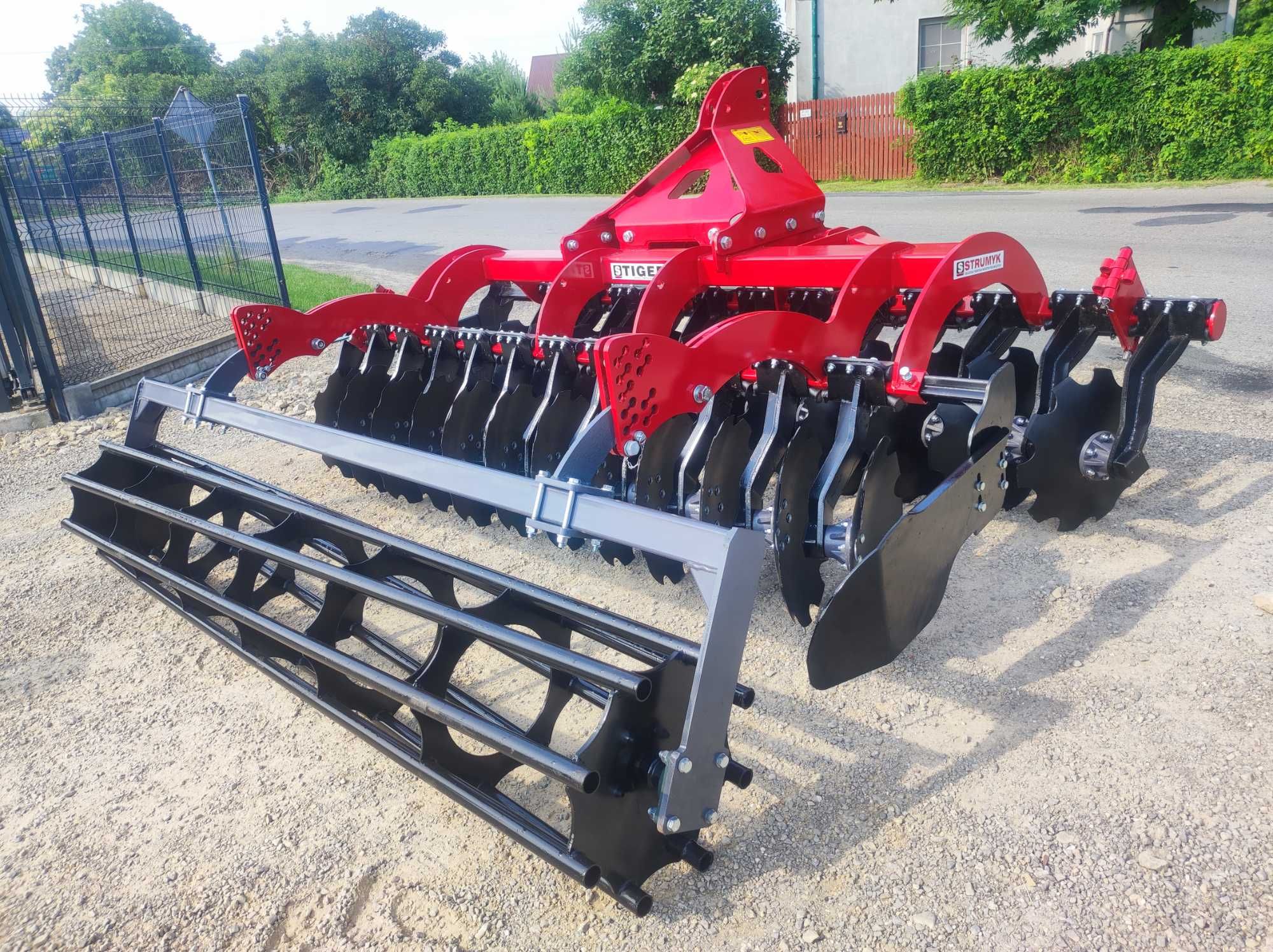 brona kompaktowa ciężka TIGER STRUMYK talerze fi 560 odstęp 95cm !