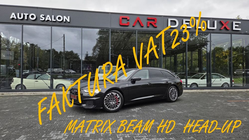 Audi A6 FV23% / 367KM / MATRIX HD / ALCANTARA / Alufelgi 19 / Virtual Cockpit