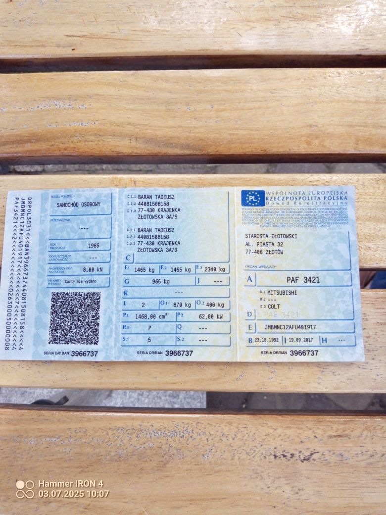Mitsubishi Colt 1.5