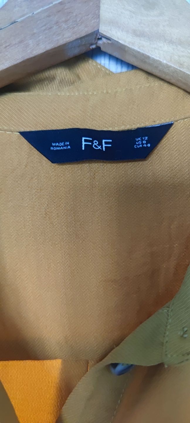 Сорочка f&f 14 гірчична