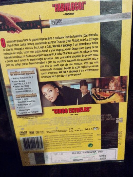 Kill Bill 1  - Quentin Tarantino - novo selado
