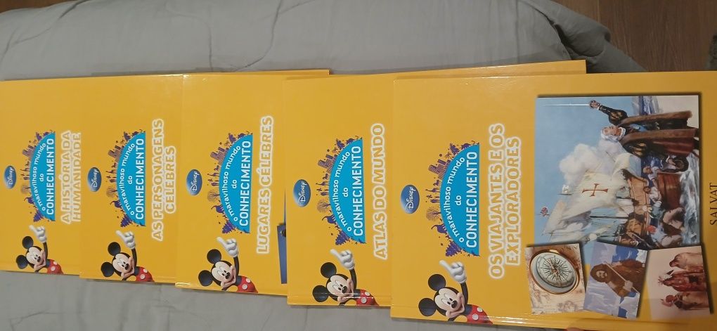 Livros infantis colecção completa Mickey conhecimentos