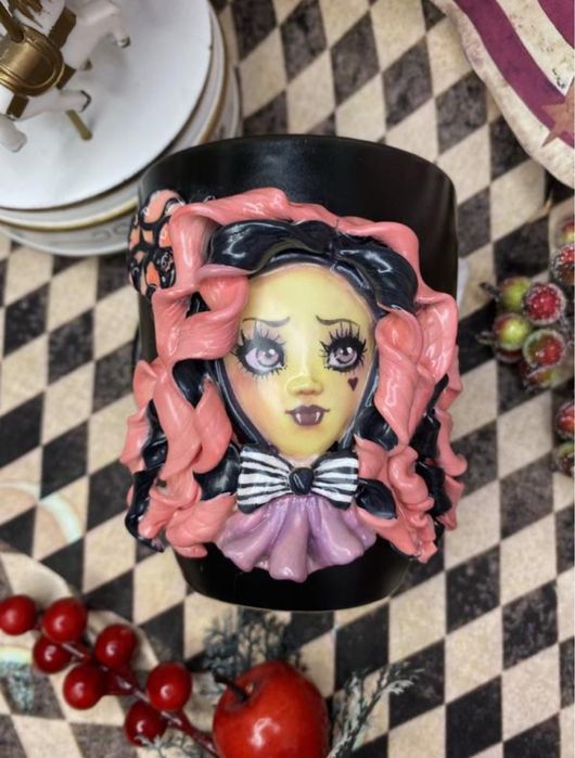 Авторська чашка з персонажем Дракулаура з Monster High Монстр Хай