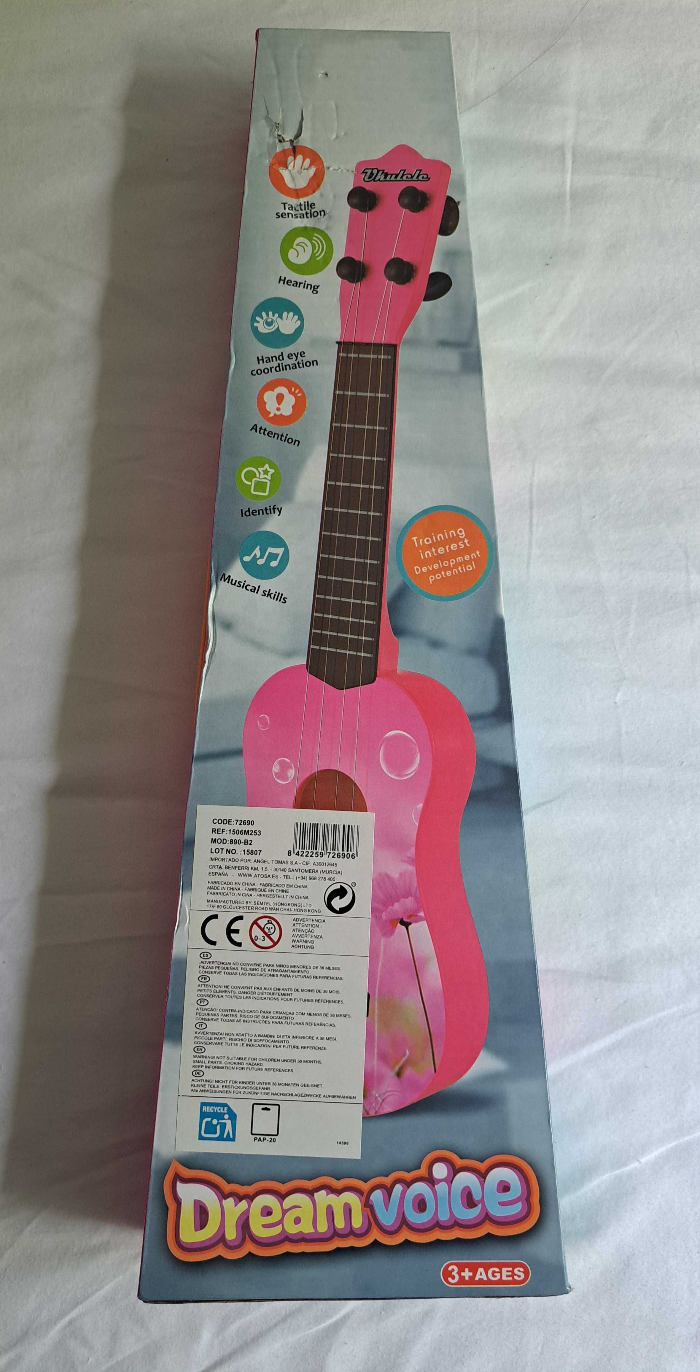 Guitarra de brincar - com patilha - Criança + 3 anos - Nova!
