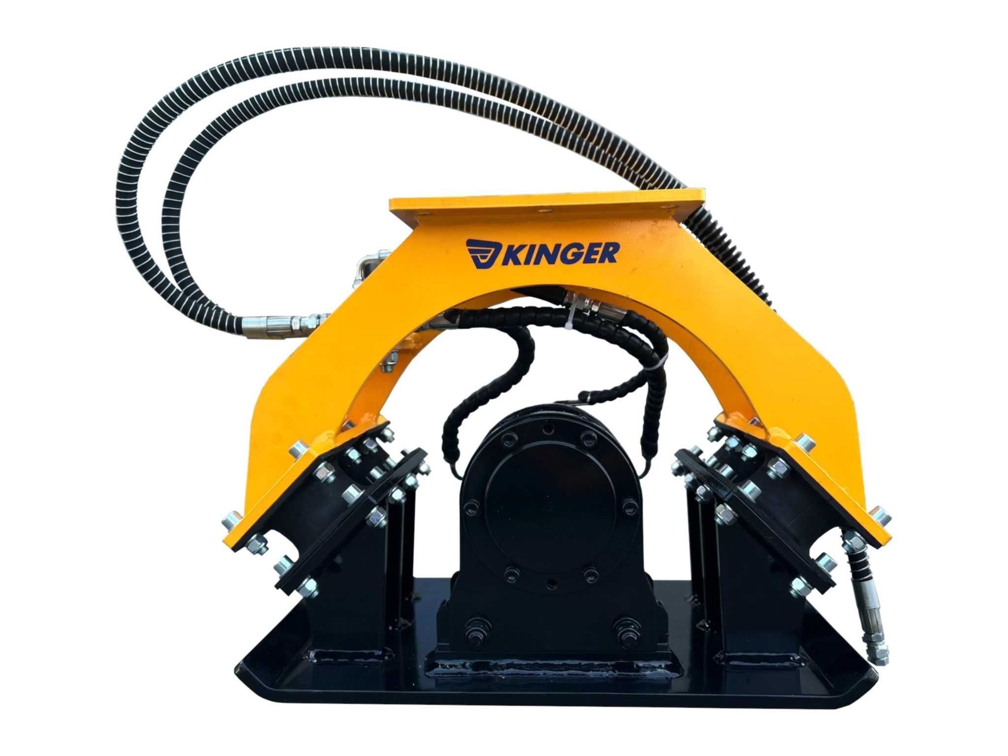 Zagęszczarka płytowa hydrauliczna KINGER PC02 180kg do koparki 1,5-3 t