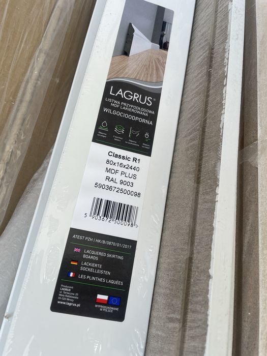 Lagrus classic r1 listwy przypodlogowe czarne