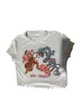 Crop Top Damski Chiński Smok Bershka M