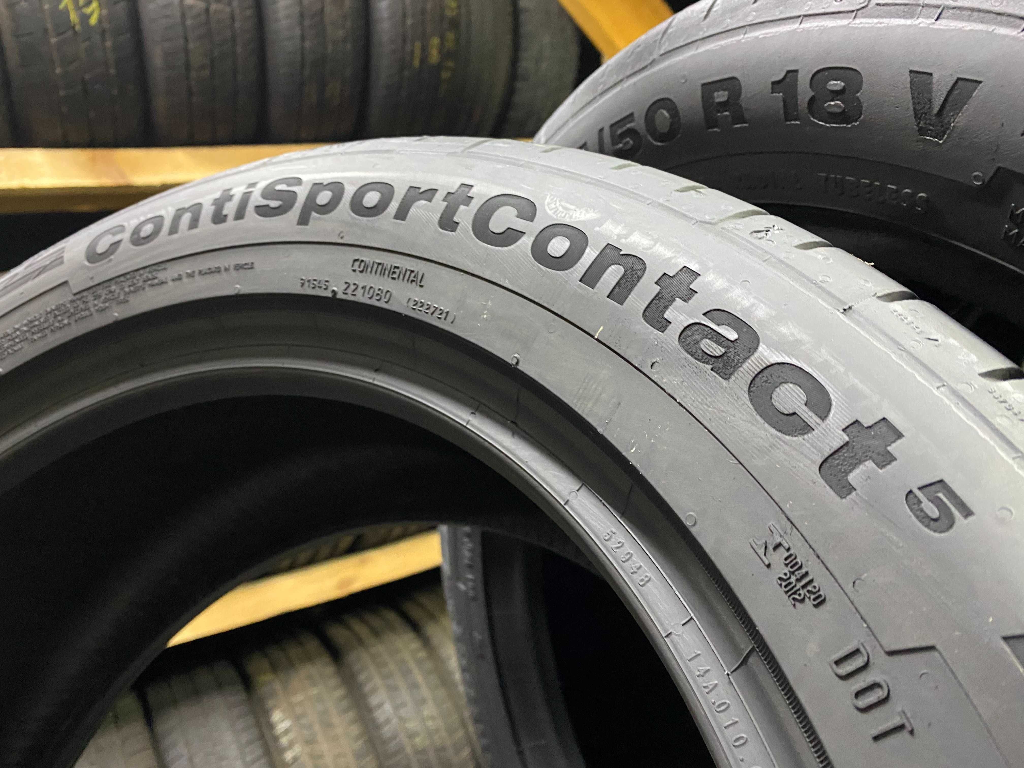 Шини літо 235/50R18 Continental ContiSportContact 5  6.5-7мм 2019рік