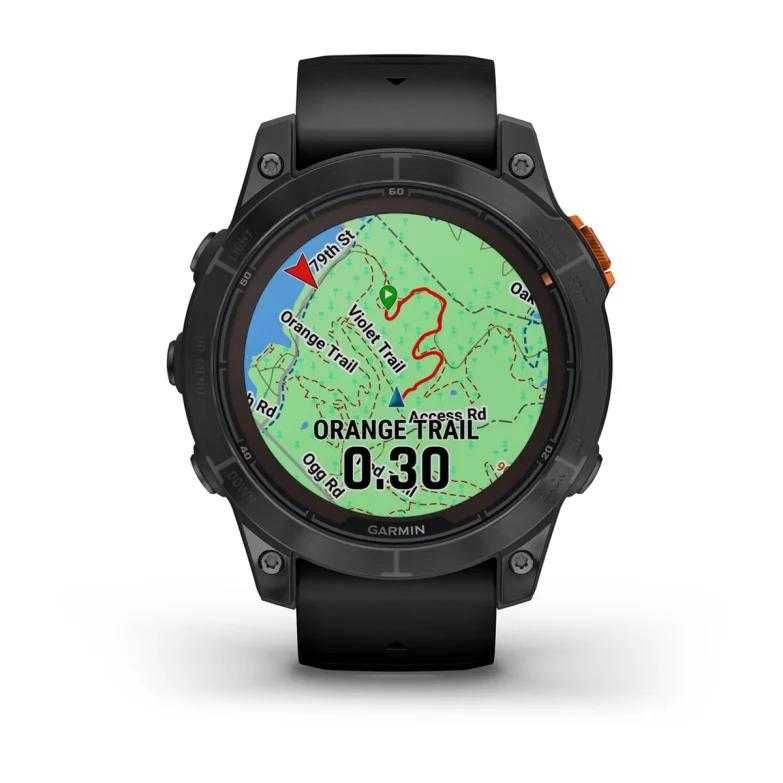 Zegarek Sportowy Smartwatch Garmin Fenix 7 Pro Solar GPS Czarny