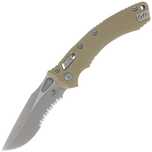 Nóż składany Microtech Amphibian Ram-Lok S/E Fluted OD Green G10, Apoc