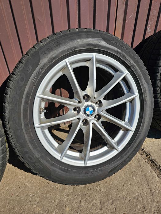 Felgi Aluminiowe Z Oponami Zimowymi BMW 17 Cali Is 27 Czujnik Ciśnieni