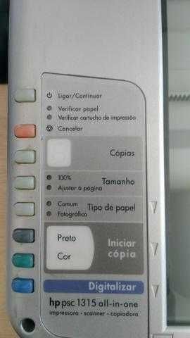 Impressora HP modelo psc 1315 all-in-one
