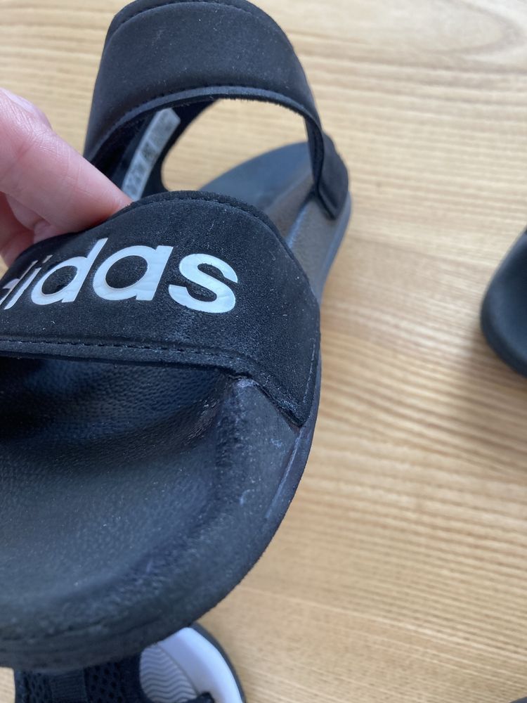 Sandały sandałki Adidas czarne