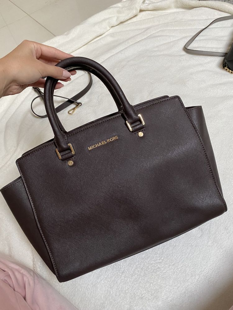 oryginalna torebka marki Michael Kors Selma large skóra naturalna