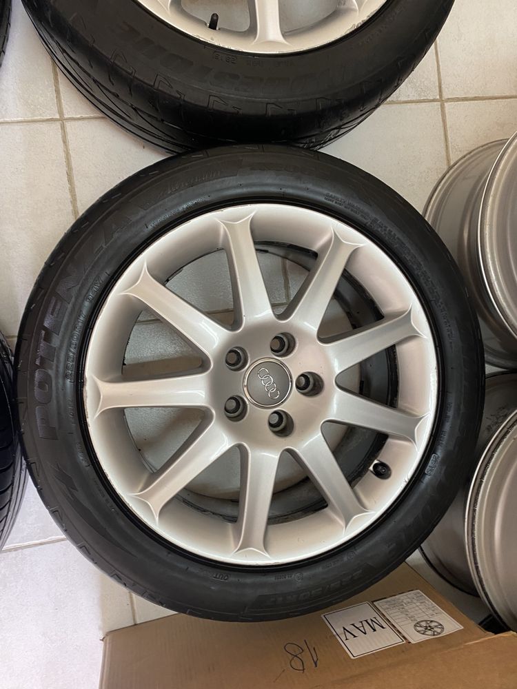 Jantes 17” 5x112 Speeline originais Audi A3 a4 sline vw golf caddy sea