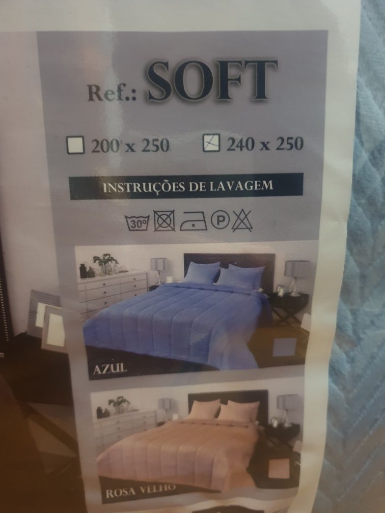 Edredão inverno azul