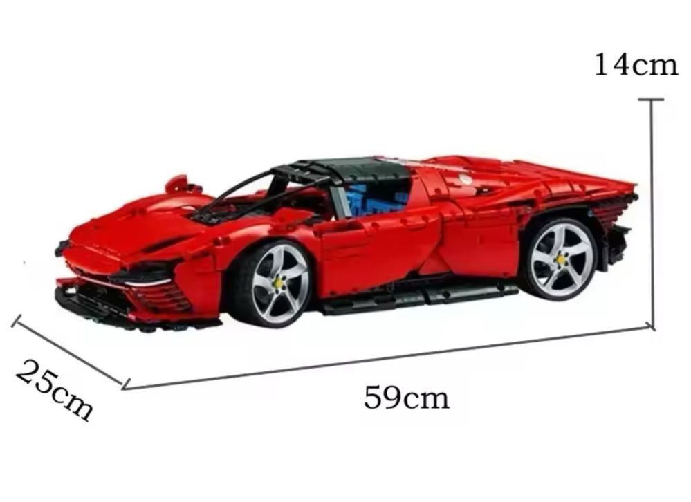 Конструктор Ferrari Daytona SP3 Lego Technic 1:1 (42143)