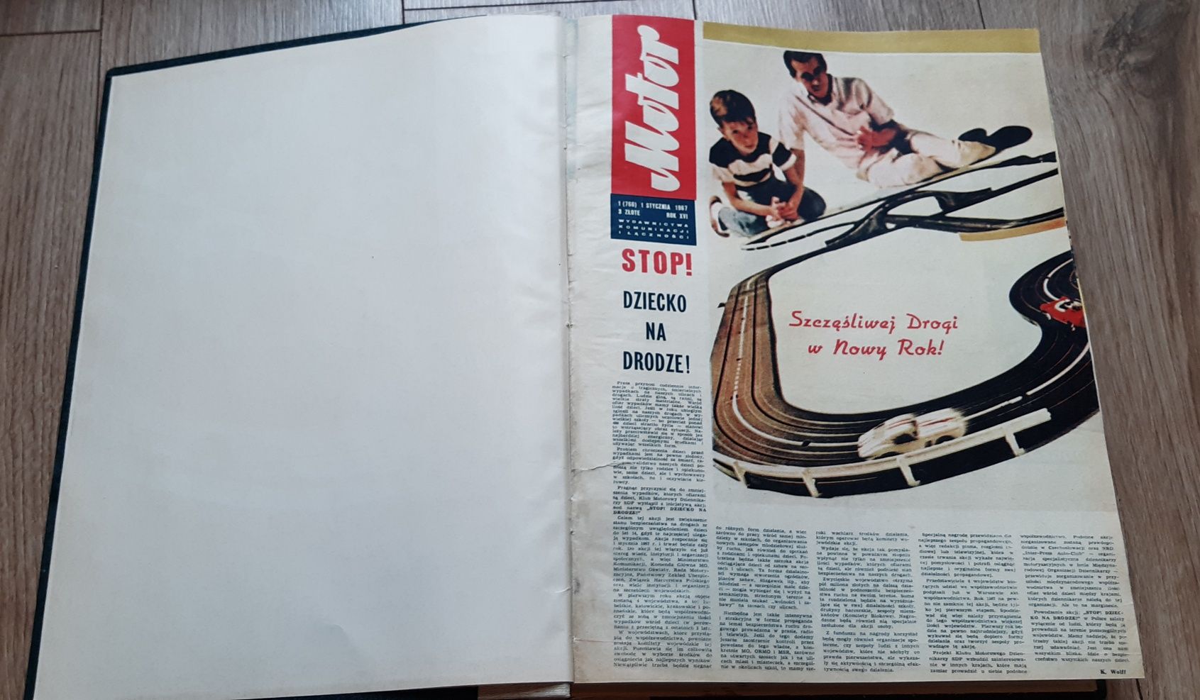 Skład czasopisma Motor '67-'68 r.