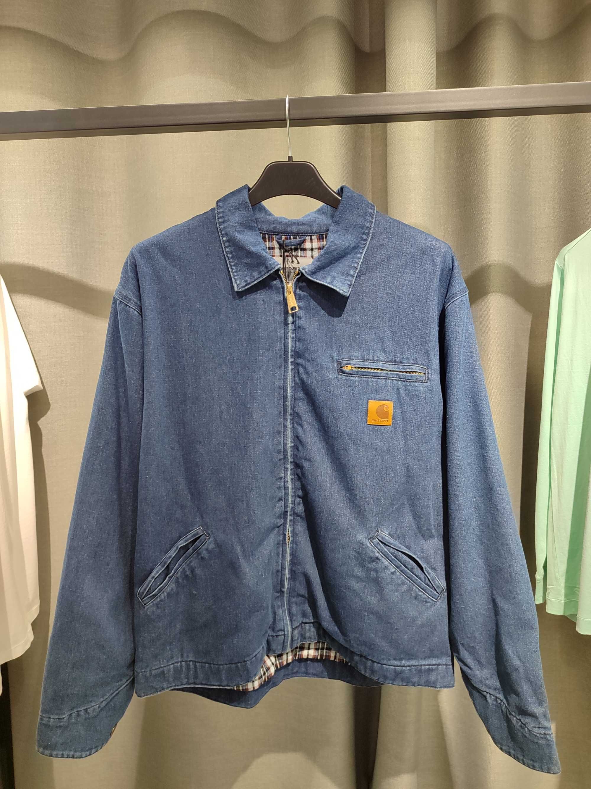 Куртка-райдер CARHARTT WIP RIDER Jacket Stone Washed Blue