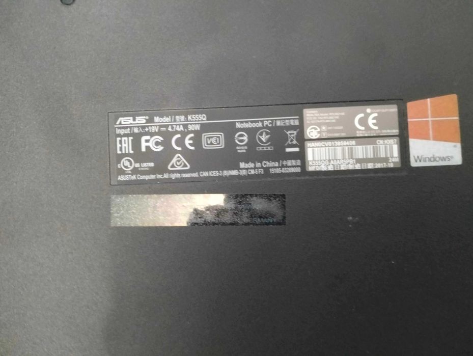 Asus K555Q - Dependente do carregador ligado