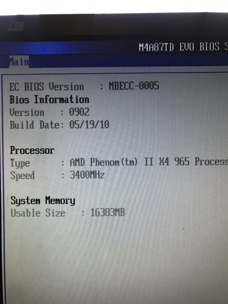 AMD Phenom X4-965 BE процесор/16 GB Ram,материнська плата Asus M4A87TD