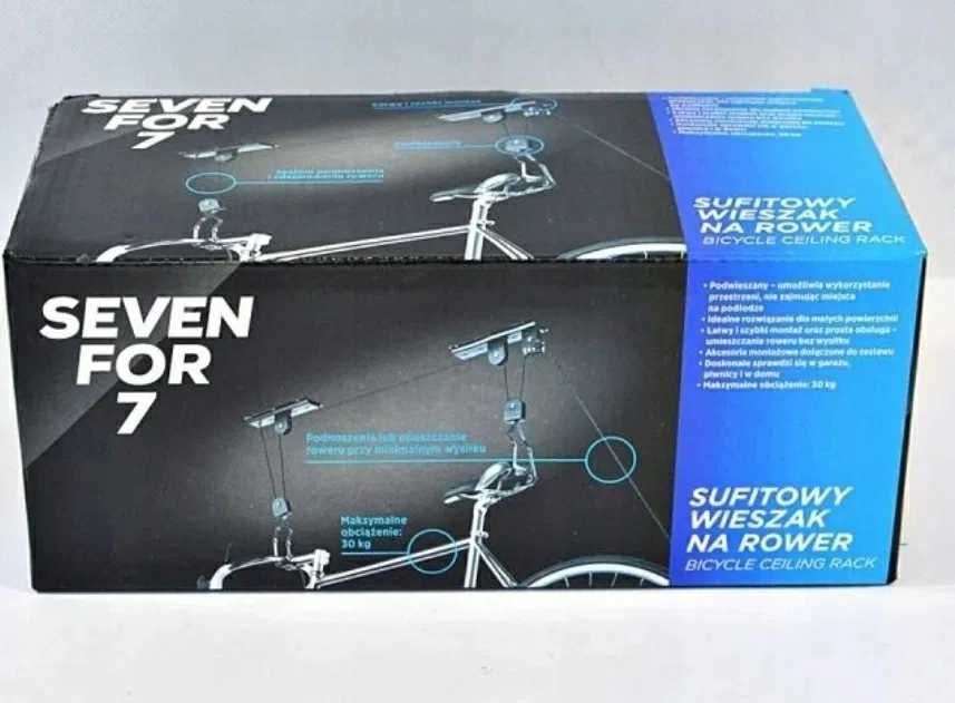 2 x Sufitowy wieszak na rower Seven For 7 max. 30 kg