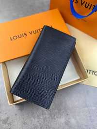 Черный бумажник Louis Vuitton кошелек Луи Виттон органайзер LV k320