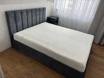 Łóżko z pojemnikiem 160x200 + Materac Hilding Makarena 160x200 Nowy