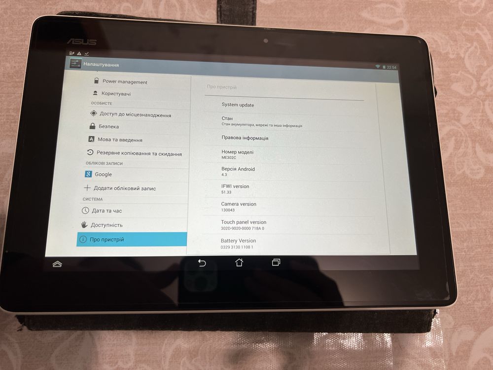 Планшет Asus me302c