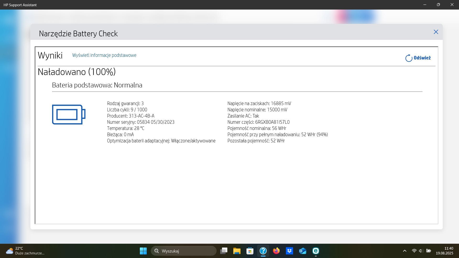 Laptop HP Envy x360 15-fe0220nw, i5-1335U/16GB DDR5/512GB SSD/dotykowy